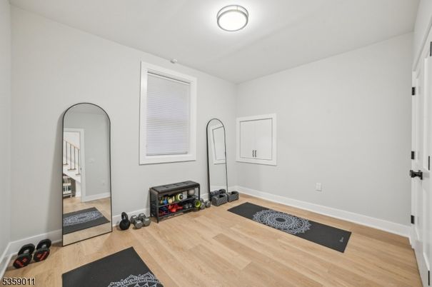 Fitness Equipment, Interior, Wood Texture Flooring