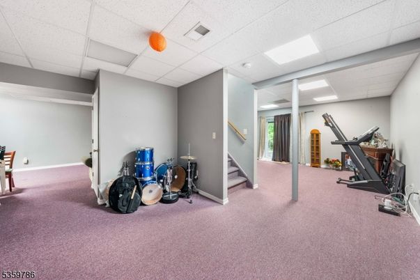 Fitness Equipment, Interior, Recessed Lighting