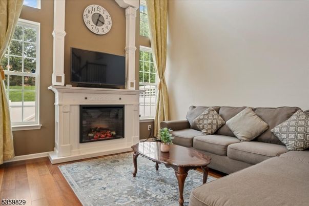 Fireplace, Interior, Living room, Wood Texture Flooring
