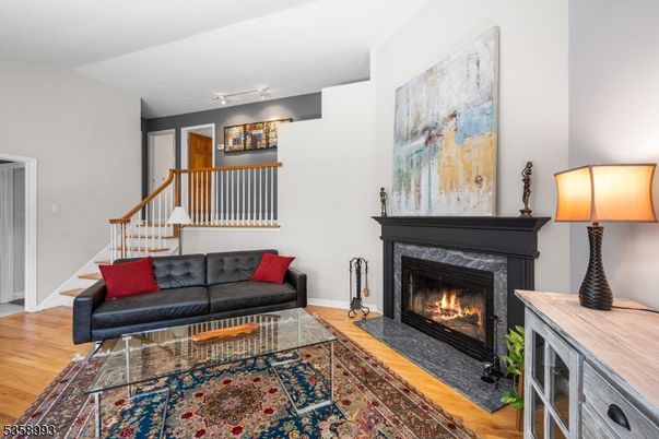 Fireplace, Interior, Living room, Wood Texture Flooring