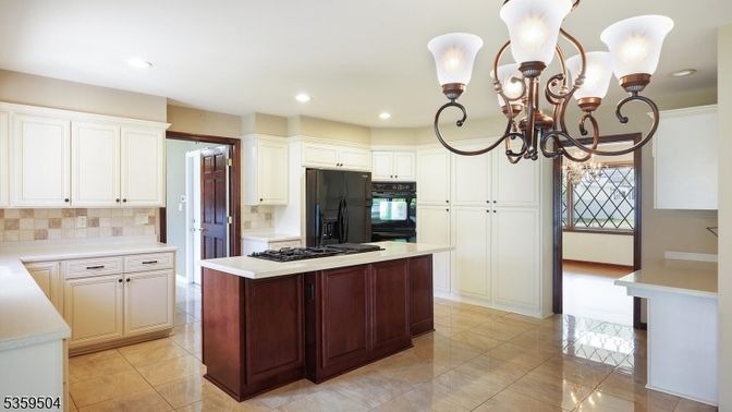 Chandelier, Interior, Kitchen, Recessed Lighting