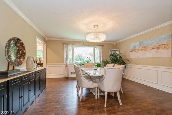 Chandelier, Dining room, Interior, Pendant Lights, Wood Texture Flooring