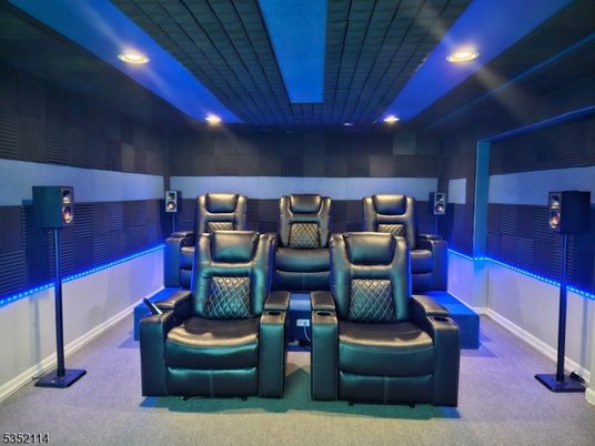 Home Theatre Room, Interior, Recessed Lighting, Theatre Room