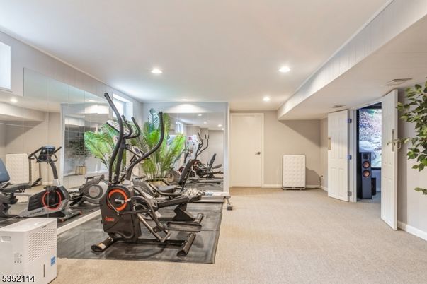 Fitness Equipment, Gym, Interior, Recessed Lighting