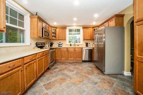 Interior, Kitchen, Recessed Lighting, Stainless Steel Appliances