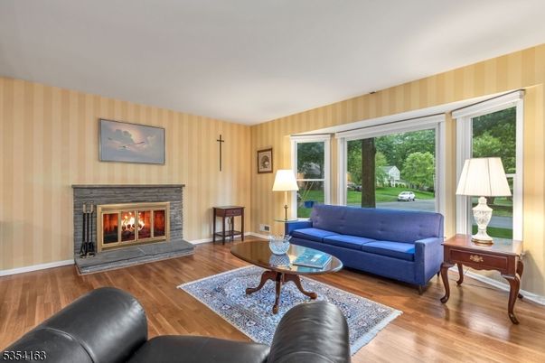 Fireplace, Interior, Living room, Wood Texture Flooring