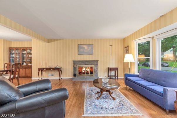 Fireplace, Interior, Living room, Wood Texture Flooring