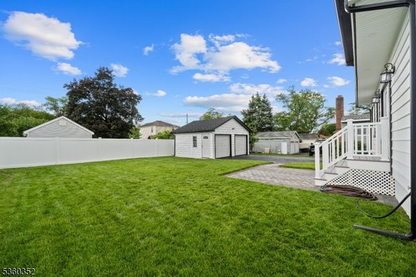 Backyard, Detached Garage, Exterior