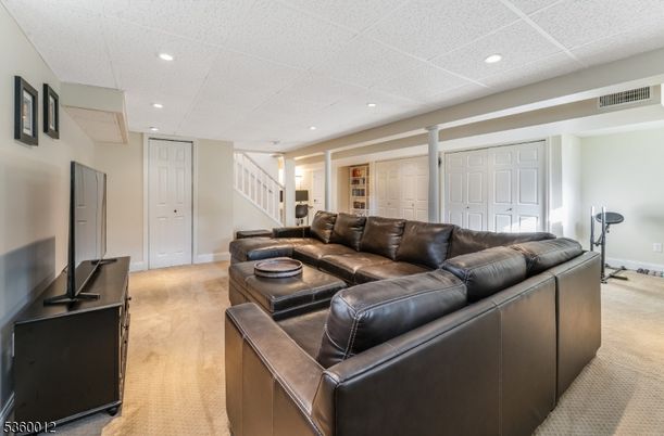 Interior, Living room, Recessed Lighting