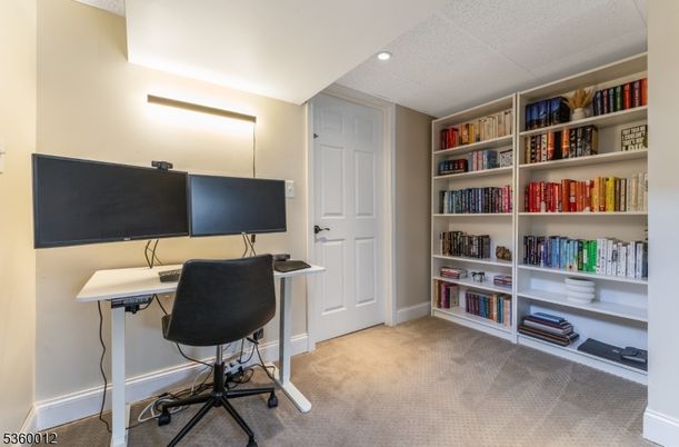 Home Office, Interior, Recessed Lighting