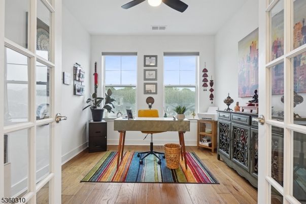 Home Office, Interior, Wood Texture Flooring