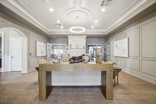 Interior, Pendant Lights, Recessed Lighting, Wood Texture Flooring