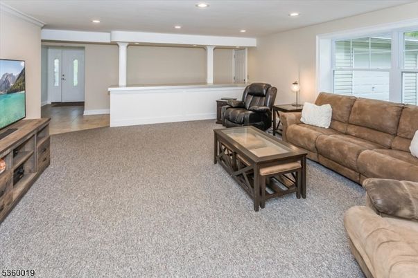 Interior, Living room, Recessed Lighting