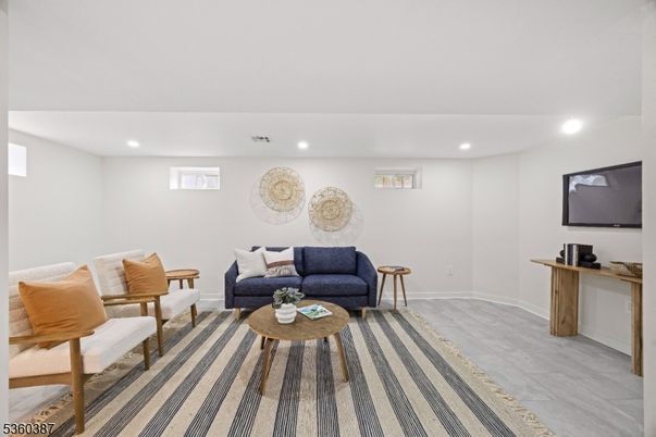 Interior, Living room, Recessed Lighting