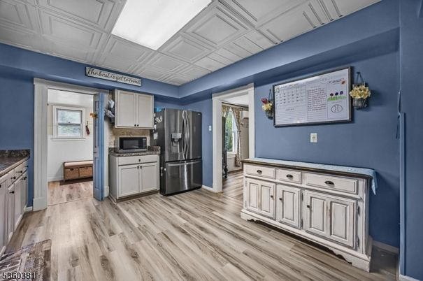 Interior, Kitchen, Wood Texture Flooring