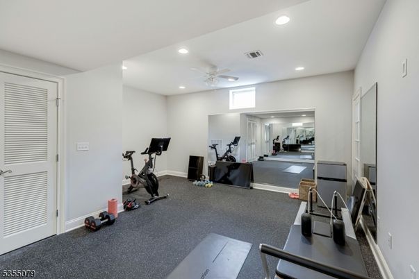 Fitness Equipment, Interior, Recessed Lighting