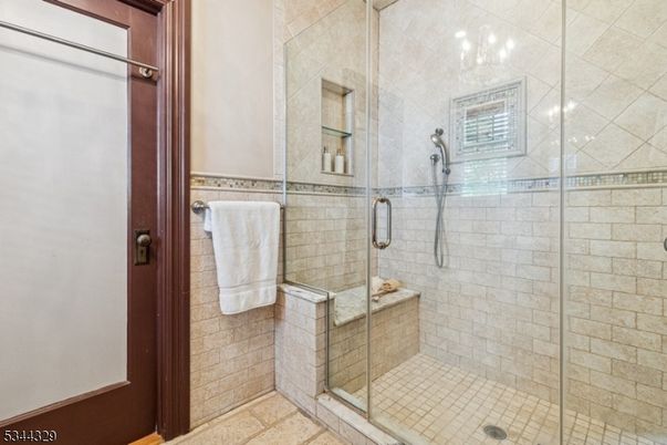 Bathroom, Glass Shower, Interior, Stone Walls