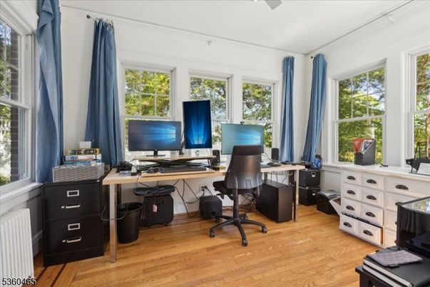 Home Office, Interior, Wood Texture Flooring