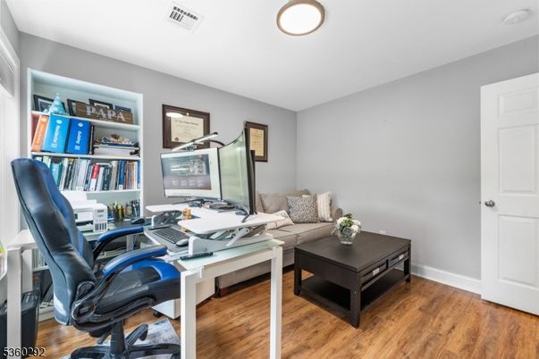 Home Office, Interior, Wood Texture Flooring