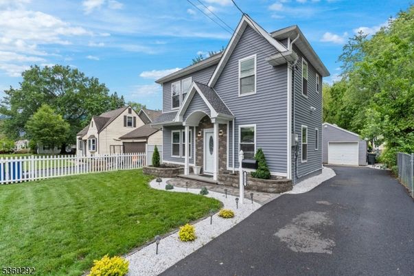 Backyard, Detached Garage, Exterior, Facade, Queen Anne Victorian
