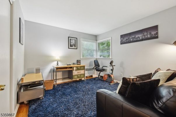 Fitness Equipment, Home Office, Interior, Wood Texture Flooring