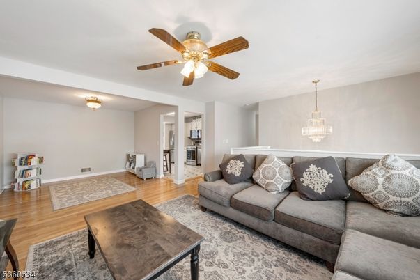 Chandelier, Interior, Living room, Wood Texture Flooring