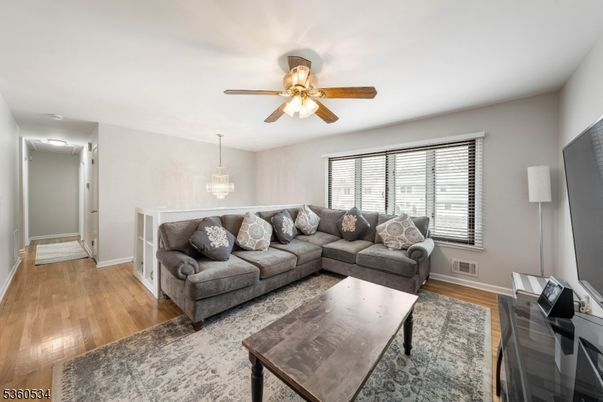 Interior, Living room, Pendant Lights, Wood Texture Flooring