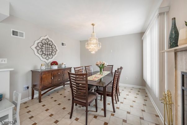 Chandelier, Dining room, Interior