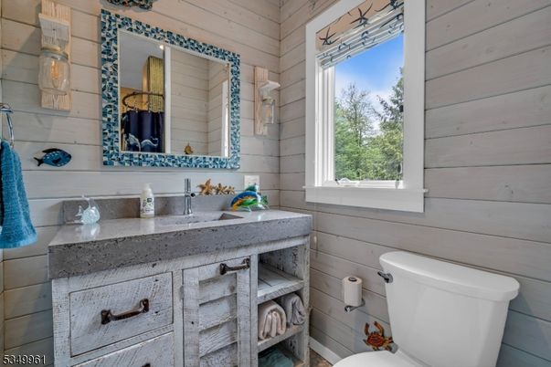 Bathroom, Interior, Wooden Walls