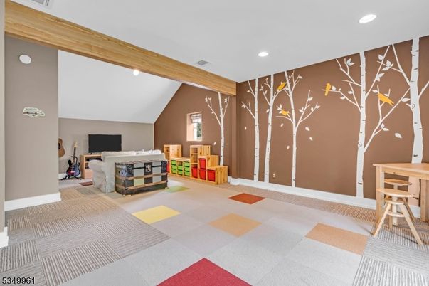 Interior, Recessed Lighting, Wooden Beams