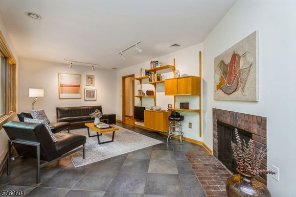 Fireplace, Interior, Living room, Recessed Lighting