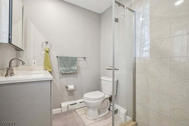 Bathroom, Glass Shower, Interior, Marble Walls, Recessed Lighting