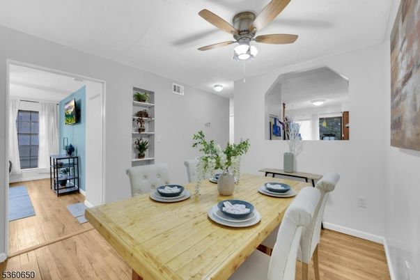 Dining room, Interior, Wood Texture Flooring