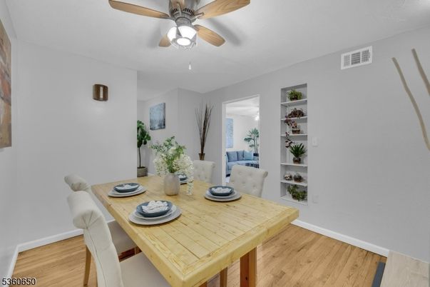 Dining room, Interior, Wood Texture Flooring