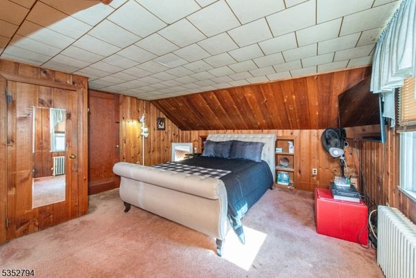 Bedroom, Interior, Wooden Walls