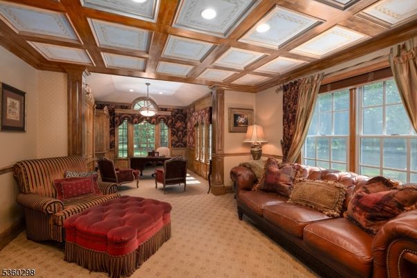 Chandelier, Interior, Living room, Recessed Lighting