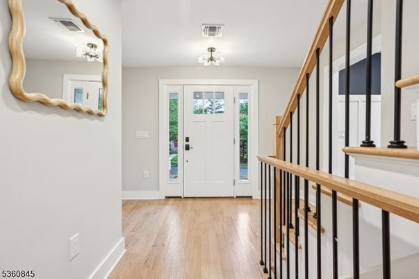 Chandelier, Interior, Wood Texture Flooring