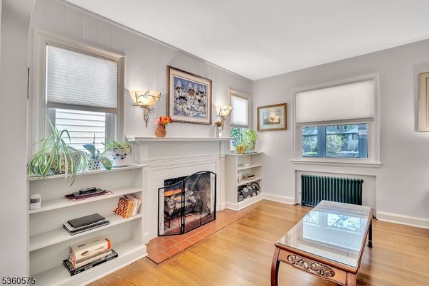 Fireplace, Interior, Wood Texture Flooring