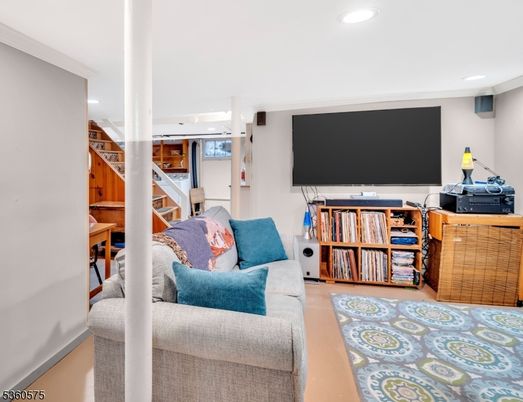 Interior, Living room, Recessed Lighting