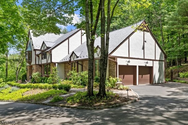 Attached, Exterior, Facade, Brick Facade, Tudor Revival