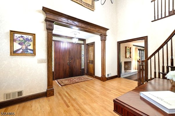 Chandelier, Interior, Wood Texture Flooring
