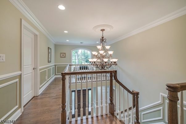 Chandelier, Interior, Recessed Lighting, Wood Texture Flooring