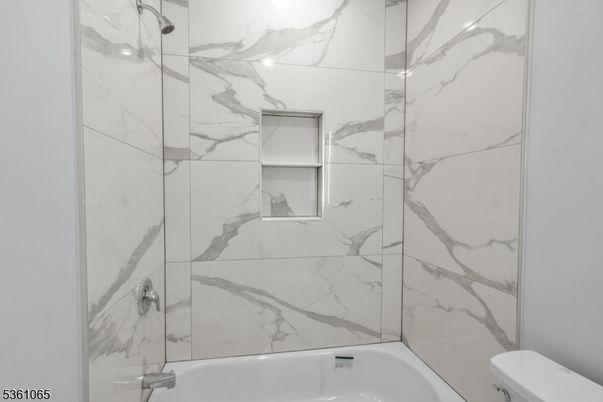 Bathroom, Glass Shower, Interior, Marble Walls