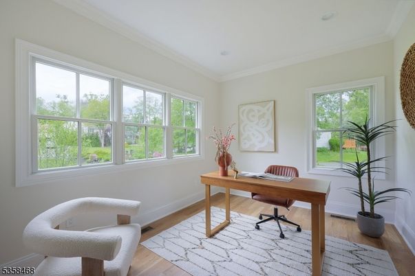 Home Office, Interior, Wood Texture Flooring