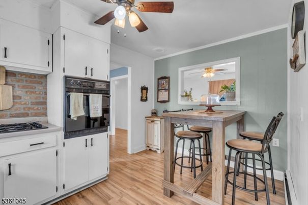Interior, Kitchen, Stone Walls, Wood Texture Flooring