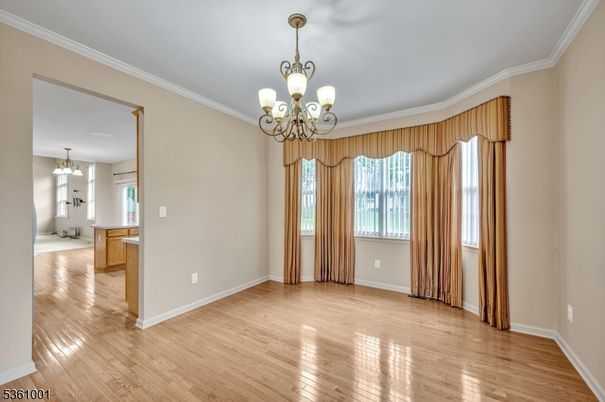 Chandelier, Empty room, Interior, Wood Texture Flooring