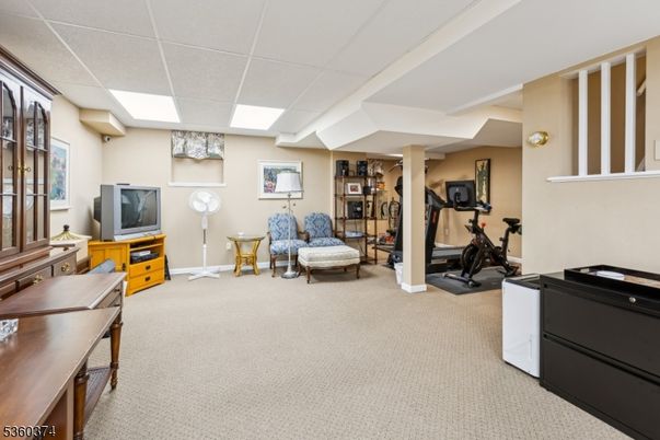 Fitness Equipment, Interior, Recessed Lighting
