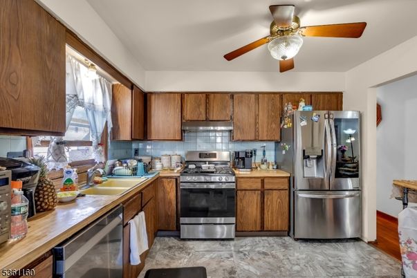 Interior, Kitchen, Marble, Stainless Steel Appliances