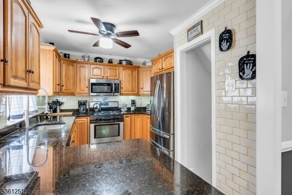 Interior, Kitchen, Stone Walls