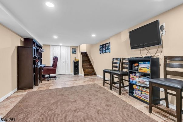 Home Office, Interior, Recessed Lighting